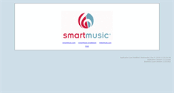 Desktop Screenshot of components.smartmusic.com