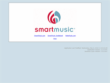 Tablet Screenshot of components.smartmusic.com